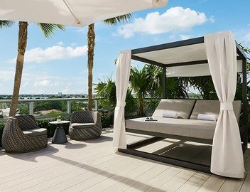 3 Grande Deluxe 2BR Suite With Balcony at The Altair Hotel Bay Harbor Miami! 5