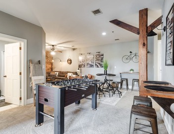 Cozy Industrial 2-KING Bdrm S. Main Street Downtown Condo w/Foosball Table 3
