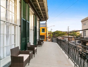 Panoramic Balcony with views of French Quarter & Frenchmen Street 4