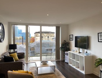Blissful one bed near the River 3