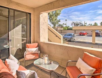 Balcony + Resort Perks: Bright Scottsdale Getaway! 2