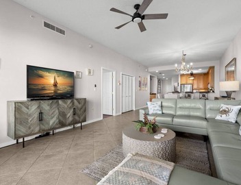 Pets Allowed! Waterfront! Walk to Beach! Pool, Hot Tub, FREE Activities! ~ 603 Harborview Grande 3