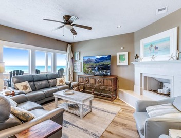 Oceanfront, 1st Floor (Lower), Fully-Updated, Luxurious 3-BR, 3-Bath Condominium 5