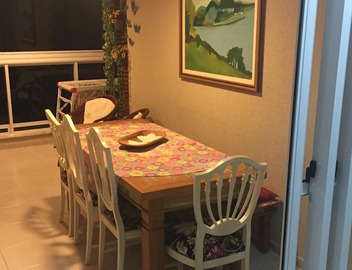 Apartment with gourmet balcony, 150m from the beach, 3 bedrooms with air conditioning, swimming pool and barbecue. 5
