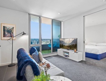 Chic 1-Bed with Balcony Views and Amenities 3