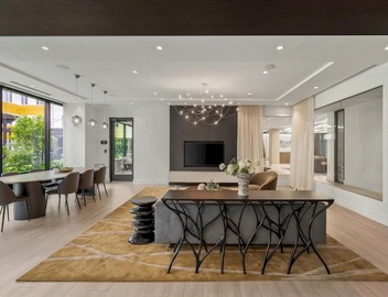Curated Designer Retreat Pool Gym Dining 3