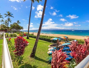 Maui Resort Rentals: The Whaler 1015 - Gorgeously Remodeled 10th Floor Interior Courtyard Studio, Spectacular Ocean and Mountain Views! 5