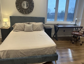 Luxurious open concept 2 bedroom apt on ravine, pond, central, airport, shopping 5