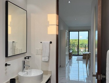 Modern apart in Cancun, well located, amenities. 2 bedrooms and 2 full bathrooms 5