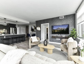 2BR Urban Retreat | Gym, Prkng & Scenic Rooftop 3