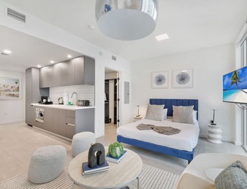 Chic Downtown Studio With Rooftop Pool and Gym 5
