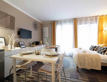 Paris Porte de Versailles Cosy Lodge 1 Appart, parking, wifi 4 pers 4
