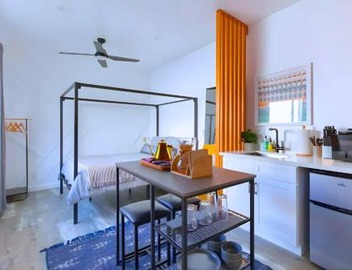 Vibe on the Patio at a Modern Luxury Studio near LAX Beach 3