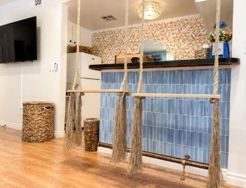 Beach Home with Gym and Cuddle Couch 4