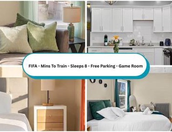 FIFA! Direct Train to Gillette - Spacious Modern 3BR - FREE Parking - Heart of Boston 5