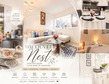 Vancouver Nest Cozy Private 2BR Retreat and Extra Room - Sleeps 6 2