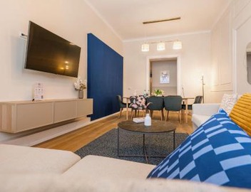 120qm MyGold Apartment 2 Bathrooms Balcony Up to 9 Guests, Renovated 4