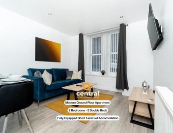 Campbell by CENTRAL SERVICED APARTMENTS - 2 Bedrooms - Monthly & Weekly Bookings Welcome - FREE Street Parking - 2 Double Beds - WiFi - Smart TVs in Rooms 3