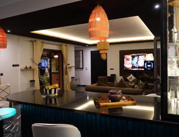 Design Art Gallery Apartment Marrakech swimming pool on the Roof 3