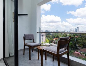 Diamond Ivy Two Bedroom Apartment, Swimming pool, gym, workspace ,Wonderiss Properties Kileleshwa Living 3