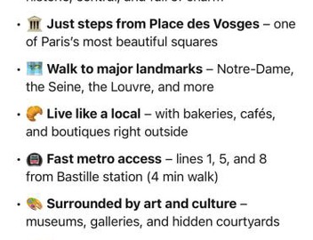 Elegant Parisian apartment, Place des Vosges 4