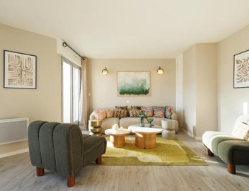 Charmant 2 chambres avec terrasse à Boulogne 2
