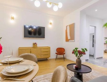 Stylish Apartment 3 Min from Haussmann, Sleeps4 4