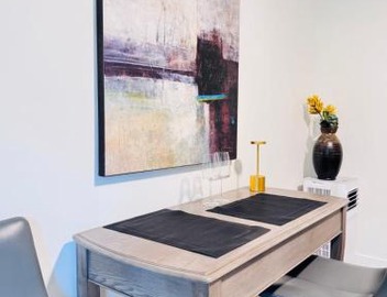 Charming Queen Bedroom with Bathroom Vancouver West 2
