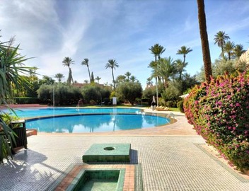Marrakech Palmeraie 2 appartement 3 ch 7 pers résidence avec piscine 3