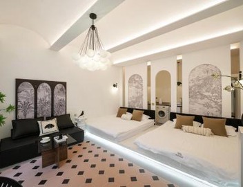 Moment Home-Jing'an Temple near the subway, private yard Townhouse garden villa,2 king-size beds 5