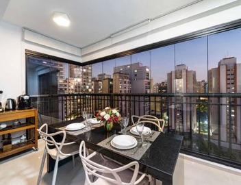 7 Aptos Premium Decorados 2 Qtos Suíte e 1 Qto Vista Panorâmica Varanda Piscina Academia Garagem WiFi Perto do Metrô SP 5