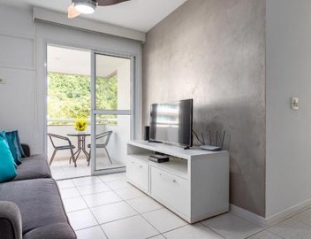 3 QUARTOS a 300 RioCentro - Condominio com PISCINA, ESTACIONAMENTO e Portaria 24h - Wi-Fi ilimitado e Cozinha Completa - Apartamento indicado para Grupos, Hóspedes a Trabalho e Crianças 4