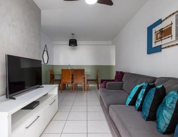 3 QUARTOS a 300 RioCentro - Condominio com PISCINA, ESTACIONAMENTO e Portaria 24h - Wi-Fi ilimitado e Cozinha Completa - Apartamento indicado para Grupos, Hóspedes a Trabalho e Crianças 5