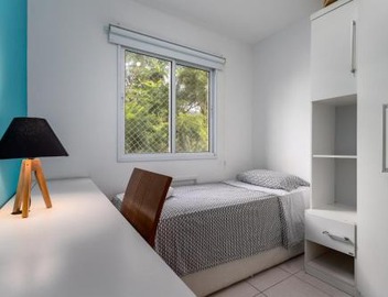 3 QUARTOS a 300 RioCentro - Condominio com PISCINA, ESTACIONAMENTO e Portaria 24h - Wi-Fi ilimitado e Cozinha Completa - Apartamento indicado para Grupos, Hóspedes a Trabalho e Crianças 5