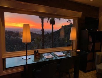 HOLLYWOOD HILLS JETLINER VIEWS at STUDIO 1080 HOLLYWOOD 3