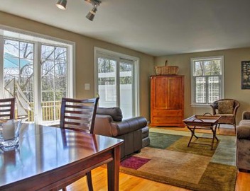 Peaceful Waterfront Apt w/Deck, 22 Mi to Portland 4