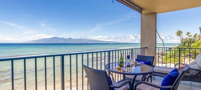 Corner condo with direct beach access