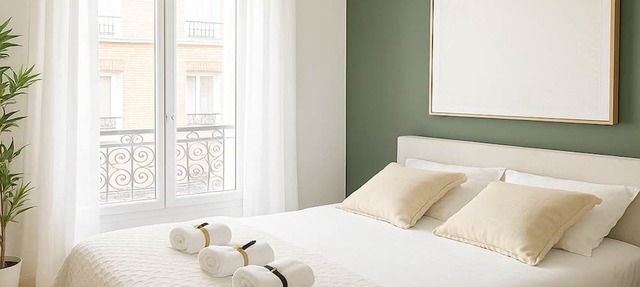 Spacious & chic flat with elevator access - Paris