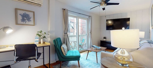 Sun-filled 1 bed, 1 bath in Brookline Village