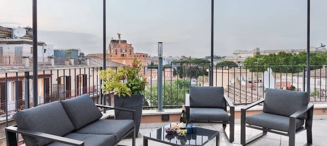 Idyllia | Penthouse with terraces in Castel Sant'Angelo