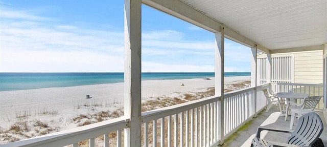 Beachfront Condo! West End PCB - Steps to the beach! Harbor Arms #6 - Dog Friendly