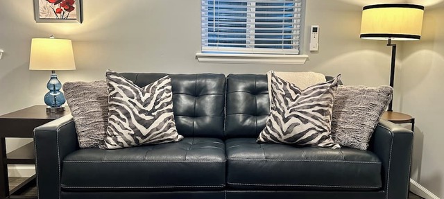 Fully stocked new apt, work from home + Free Parking!