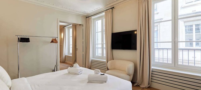 Luxurious AC Apartment Louvre Museum Saint Honoré
