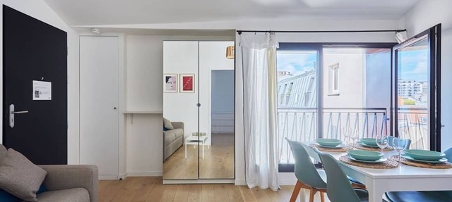 Apartment Boulogne facing the "Passage"