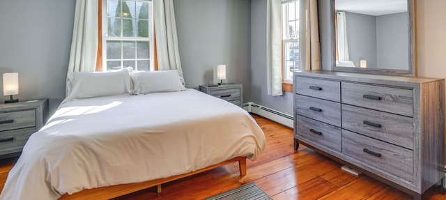 Walk to Memorial Park: Pet-Friendly Bethlehem Home