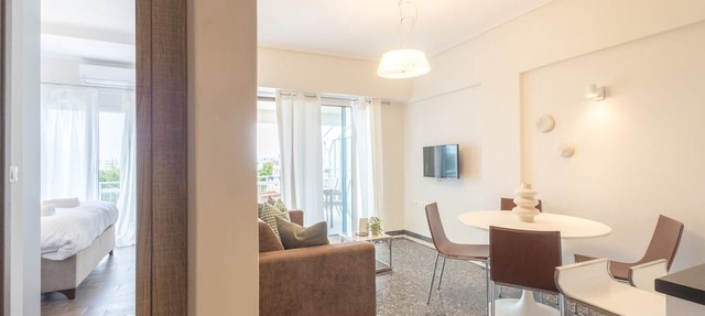 Beachfront 2-Bedroom Stay in Voula