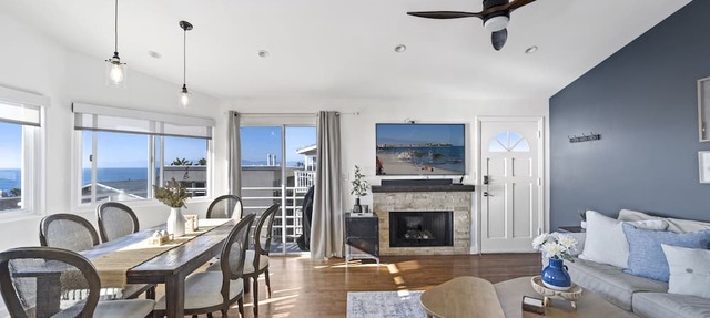 Top Floor Unit with Panoramic Views Steps to the beach with 3 Parking Spots!