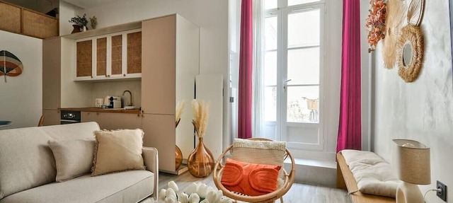 A haven in the heart of the Marais with air conditioning