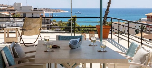 2BD Luxury Sea View Penthouse in Astir Beach