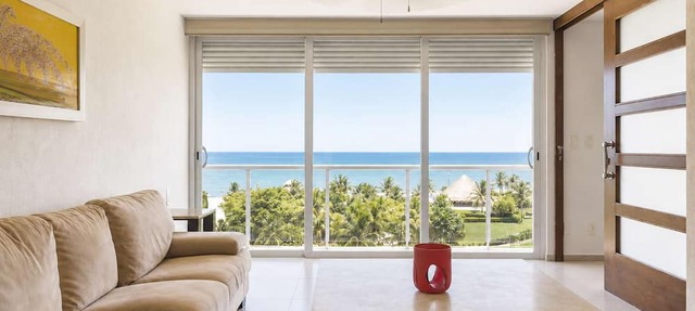 Beachfront 3BR - Ocean View - 70m Pool - Cancun